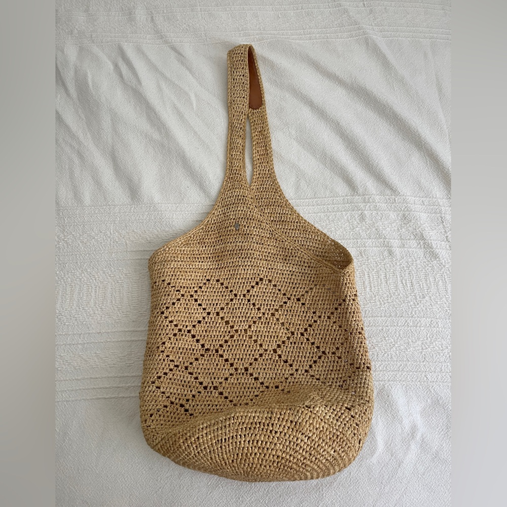 Helen Kaminski Natural Crochet Shoulder Bag